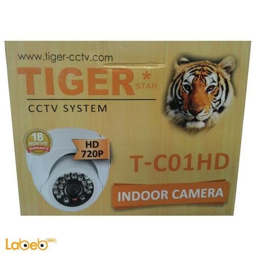 كاميرا مراقبة تايجر داخلية - ليلي نهاري - 720 بكسل - T-C01 HD