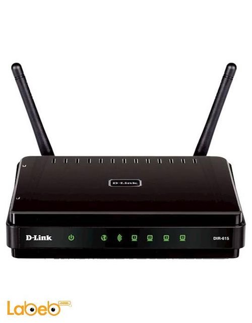 D-link N300 Router - WIFI - 4 Lan ports - 2 antenna's - DIR-615