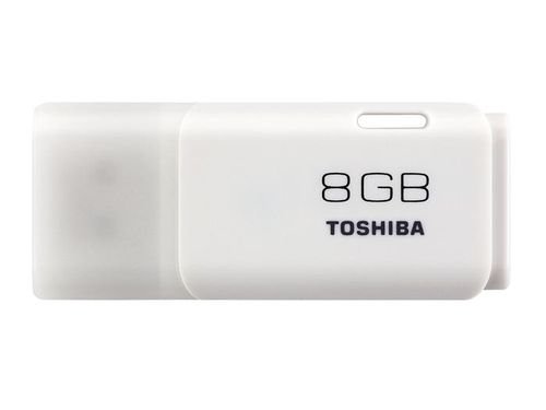 فلاش USB توشيبا - 8 جيجابايت - ابيض - THN-U202W0080E4