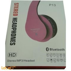 Wireles Headphones Stereo -  bluetooth 4.0 - 3.5mm - Pink - P13