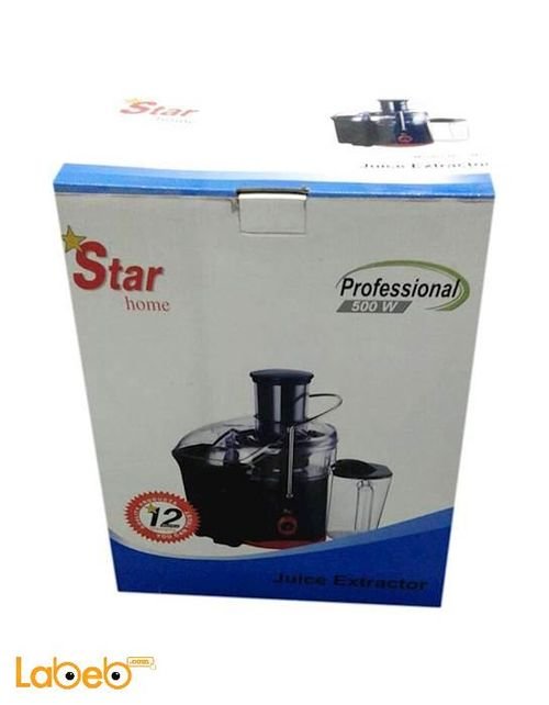 star home Juice extractor - 500 Watt - 1000rpm - JE7 Model