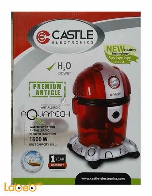 Castle Electronics Vacuum Cleaners - 1600W - water filtration