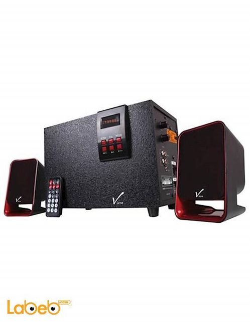 Viera Computer Multimedia Speaker 2.1 - 3300w - red - VI-316R