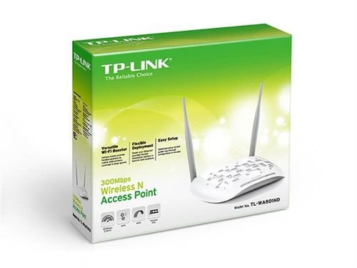 اكسس بوينت لاسلكي TP Link - سرعة 300Mbps - موديل TL WA801ND
