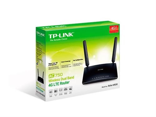 TP Link Wireless Dual Band Router - Sim card - 4G - Archer  MR200