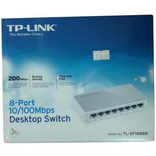 TP-LINK - Desktop Switch - 8-Port 10/100Mbps - model TL-SF1008D
