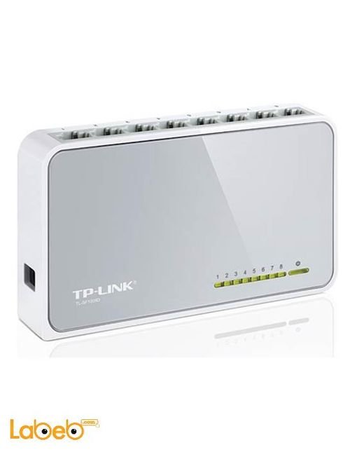 TP-LINK - Desktop Switch - 8-Port 10/100Mbps - model TL-SF1008D