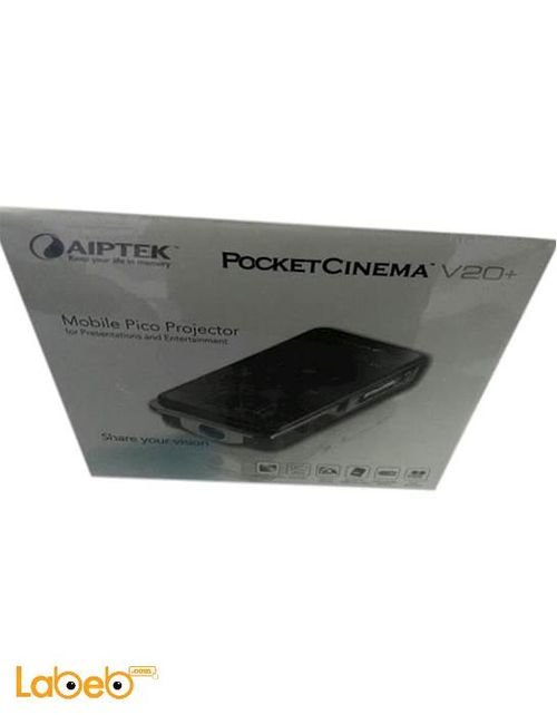 Aiptek V20+ Pocket Cinema Projector - for all mobiles and laptops