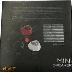 سماعة بلوتوث ميني لاسلكية - 720mAh - لون أحمر - E300