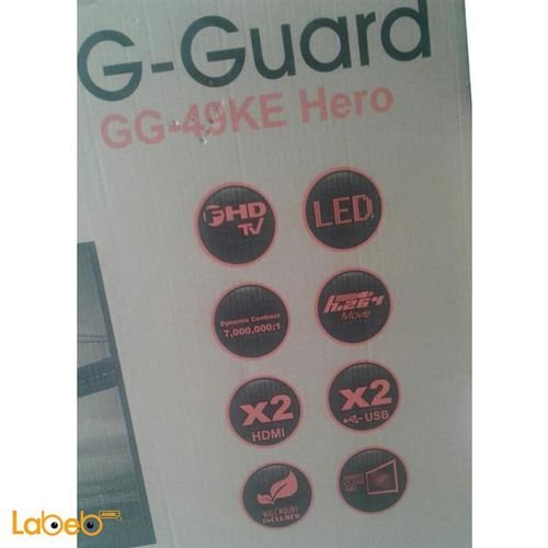 شاشة G-Guard إل إي دي - 49 انش عالي الوضوح - GG-49KE HERO