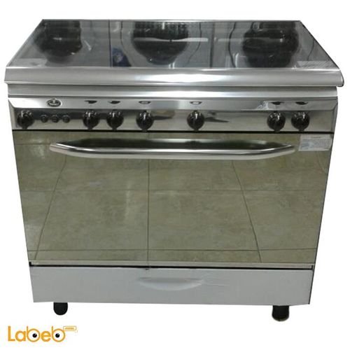 Kiriazi 5 burners gas oven - 90x60cm - Silver - 9600 Model
