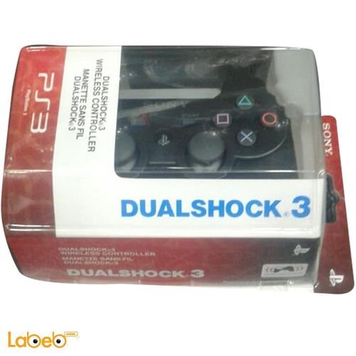 Sony PlayStation 3 DualShock 3 Controller - Rechargeable - Black