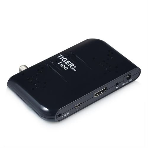 رسيفر تايجر I100 - منفذ USB - فل اتش دي - 4000 قناة - اسود