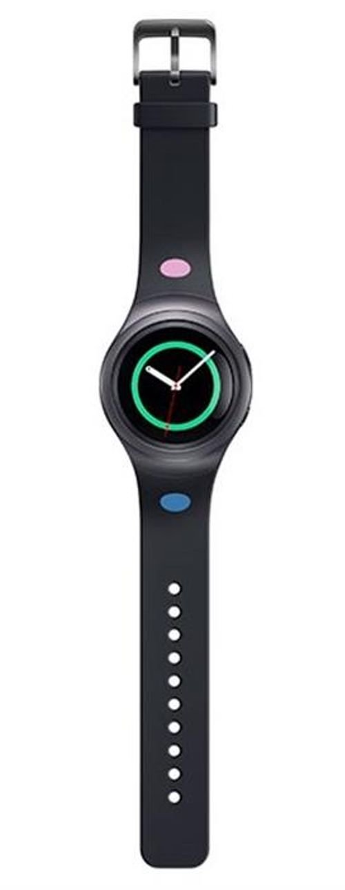 Samsung Gear S2 Smartwatch - black - 4GB - ET-SRR72MBEBUS