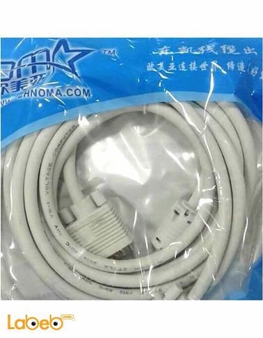 OMA VGA Cable - 5 meter - Universal - White color