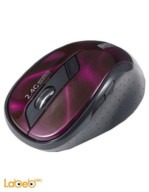 Besta Wireless Optical Mouse - 2.4GHz - Purple - X5 Model