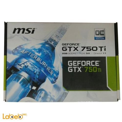 Geforce GTX 750 TI - 2GB GDDR5 - 5400MHz - 300Watt