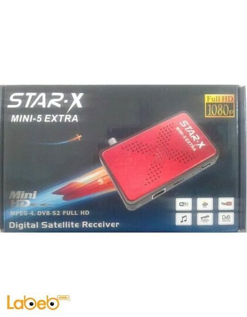 رسيفر ستار اكس ميني 5 اكسترا - 5000 قناة - star-x mini-5 extra