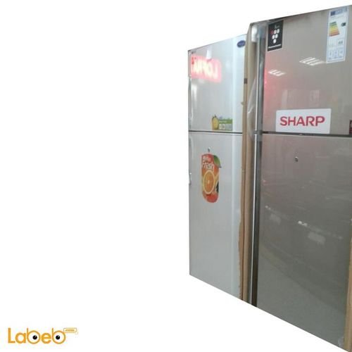Sharp Top Mount Refrigerator - 24 CFT - 541L - silver - SJ-GC71V