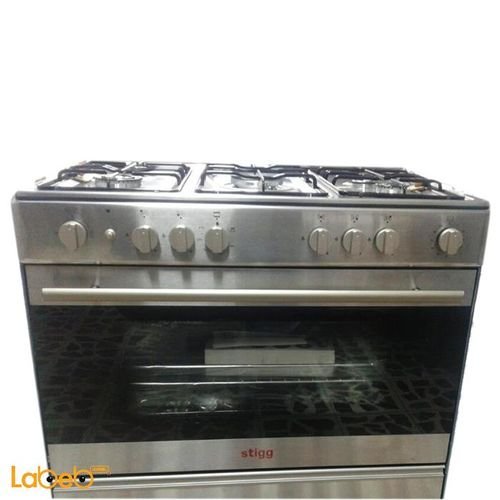 Stigg Cooker - 114L - 5 Burners - Stainless Steel - sg g9558 ad