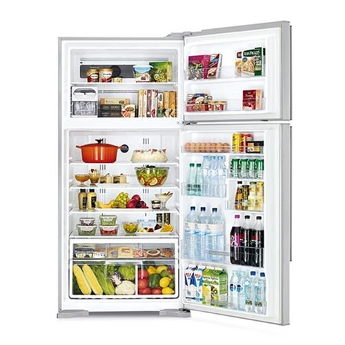 HITACHI refrigerator - 30CFT - 550 liters - Silver - R-V660PJ3
