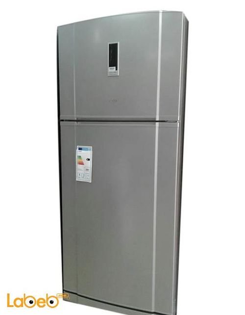 Vestel Refrigerator top freezer - 24cft - 457L - silver - GT 540A