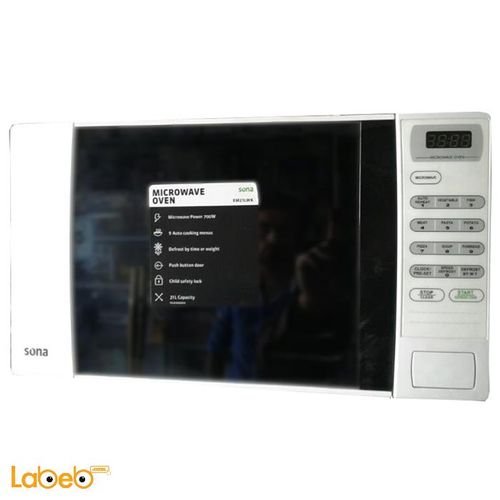 Sona microwave - 21L - 700W - white color - EM21LWK