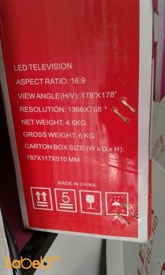 Star-X LED TV - 32inch - USB port - HDMI - black - 32LN4100