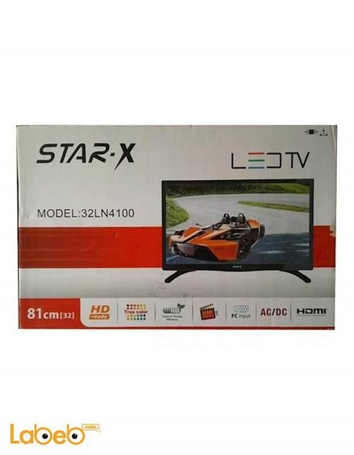 Star-X LED TV - 32inch - USB port - HDMI - black - 32LN4100