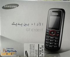 Mobile Samsung Guru - 1.43 inches - black color - GT-E1081T model