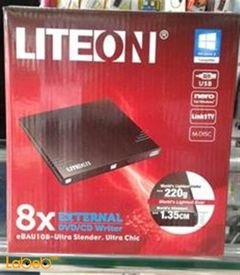 Liteon 8X External DVD - CD Writer - black color - eBAU108