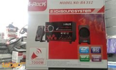 I-rock 2.1 ch sound system - Black & red - BA-312