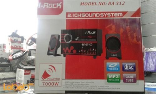 I-rock 2.1 ch sound system - Black & red - BA-312