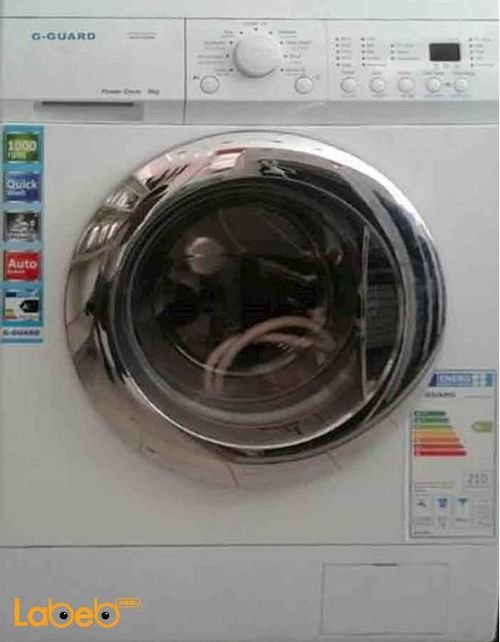 G-GUARD Washer & Dryer - 8Kg - 1000RPM - white - GGWM-E810WC