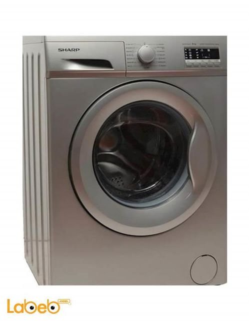 Sharp washing machines - 8 KG - 1000 RPM - Silver - ES-FE810AZ