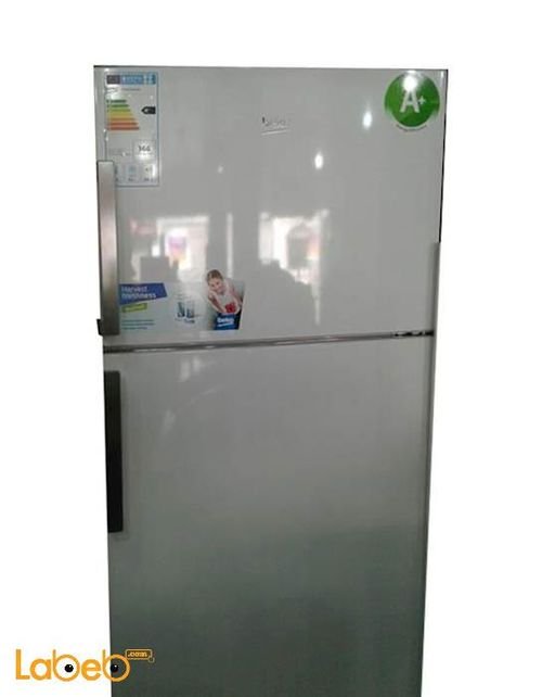 Beko Refrigerator top freezer - 406L - White - RDNE510M21W