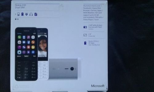 Nokia 230 Dual SIM mobile - 2.8 inch - 2MP - white color