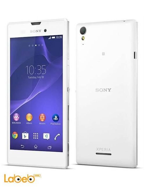 Sony XPERIA T3 smartphone - 4GB - Dual Sim - white color - D5103