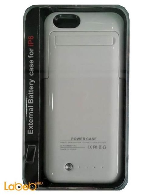 POWER CASE External Battery for iPhone 6 - white color