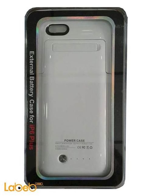 POWER CASE External Battery case for iPhone 6 plus - white color