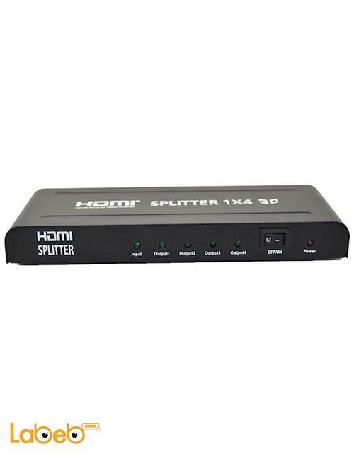 HDMI Splitter - Full HD 1080P - 3D - 2 input - 4 output ports