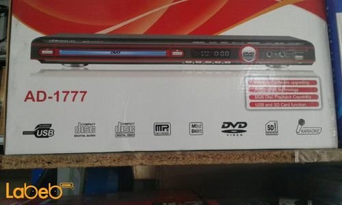 Omirai DVD player - karaoke 1 mic input - USB/SD slot - AD-1777