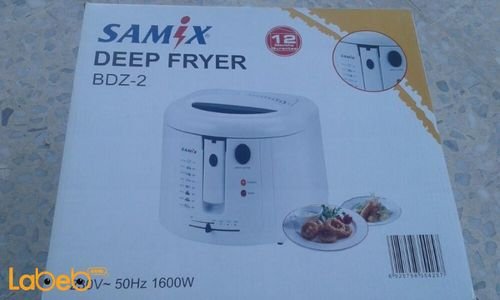 Samix deep fryer - 1600W - 2L - white - BDZ-2