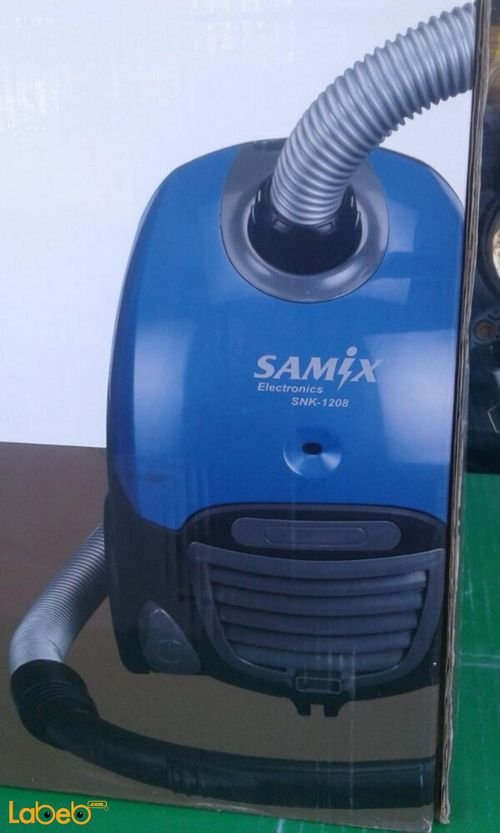 مكنسة كهربائية سامكس - 2 ليتر - 1200 واط - ازرق - SNK-1208