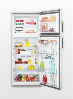 Beko Refrigerator top freezer - 380L - 20CFT - silver - DN147120X