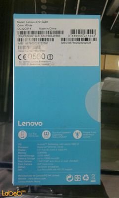 موبايل لينوفو A7010 - ذاكرة 32 جيجابايت - أبيض - Lenovo a7010