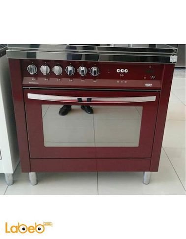 Lofra 5 burners gas oven - 90x60 cm - red color - PRG96GVT/C