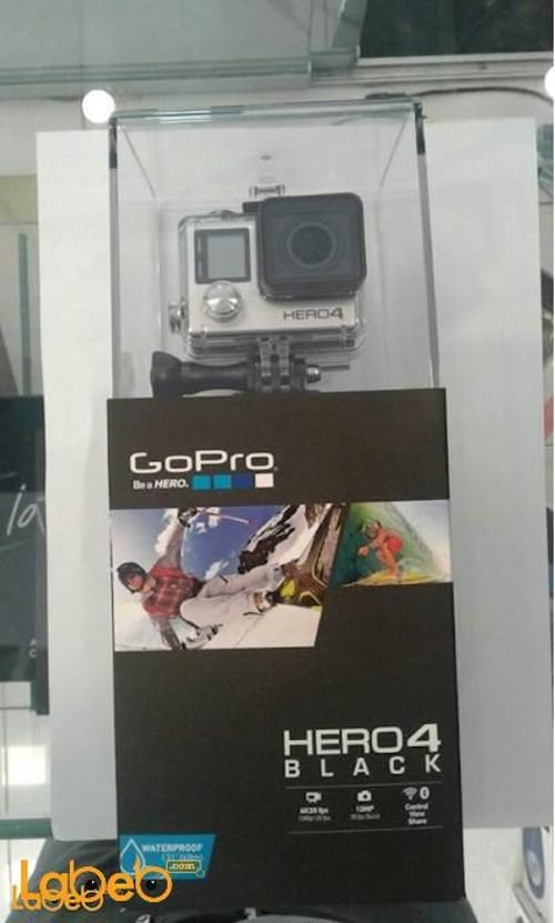 كاميرا جوبرو هيرو4 - 12 ميجابكسل - 40 متر تحت الماء - اسود - HERO4