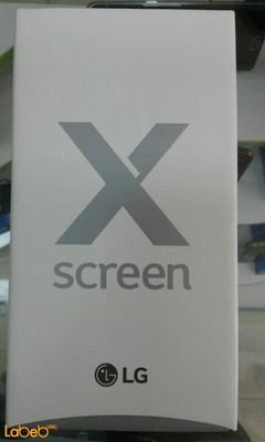 LG X Screen Smartphone - 16GB - white color - K500 model