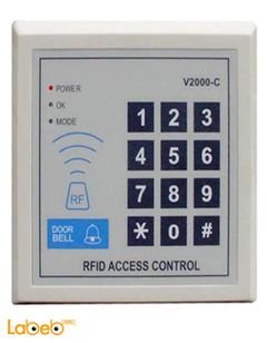 قفل إلكتروني - لأبواب المكاتب والشركات - 1000 مستخدم - V2000-C